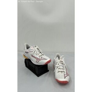 Mizuno Wave Exceed Tour 6 Ac Multicolor Geometric Athletic Shoe Women 8.5